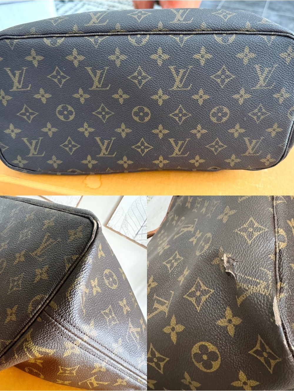 Authentic Louis Vuitton Monogram Mm Made in USA. ( COA ) SD4099 - Picture 7 of 14